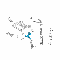 OEM 2016 Nissan 370Z Link Complete-Transverse, Rh Diagram - 54500-JL03B