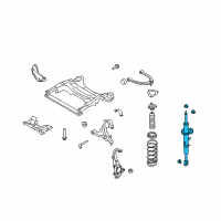 OEM 2011 Infiniti G25 ABSORBER Kit - Shock, Front Diagram - E6110-JK01C