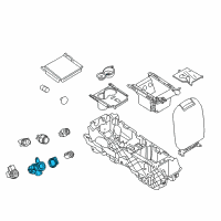 OEM 2018 Ford Taurus Switch Assembly Diagram - CG1Z-12A145-A