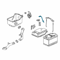 OEM 2019 Acura RDX Cable, Battery Ground Diagram - 32600-TJB-A00