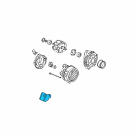 OEM Acura Stay, Alternator Diagram - 31113-RYE-A00