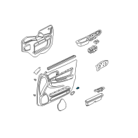 OEM 2001 Chevrolet Impala Window Switch Diagram - 10283834