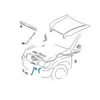 OEM 2005 Toyota Sequoia Safety Catch Diagram - 53550-0C030