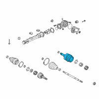 OEM 2013 GMC Acadia Inner Joint Diagram - 22783790