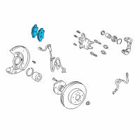 OEM 2008 Scion tC Front Pads Diagram - 04465-21030