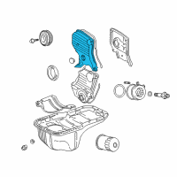 OEM 2000 Toyota RAV4 Outer Timing Cover Diagram - 11303-74050