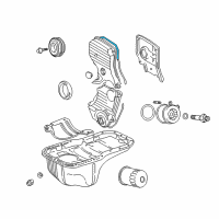 OEM Toyota Camry Outer Timing Cover Gasket Diagram - 11329-74080