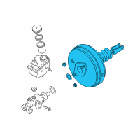 OEM BMW Z4 Power Brake Booster Diagram - 34-33-6-786-750