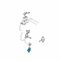 OEM Toyota Front Insulator Diagram - 12361-0H030