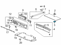 OEM Acura Lower Handle (Deep Black) Diagram - 84523-TYA-A01ZA