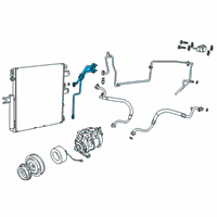 OEM 2022 Ram 3500 A/C Hose Diagram - 68322661AA