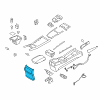 OEM 2010 Hyundai Genesis Cover Assembly-Console Rear Diagram - 84680-3M011-BR