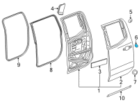 OEM Chevrolet Silverado Lift Gate Plug Diagram - 13500936