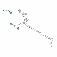 OEM 2019 Ford Transit-350 Stabilizer Link Diagram - BK2Z-5K484-C