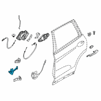 OEM 2020 BMW X5 Rear Door Brake Diagram - 51-22-7-431-278