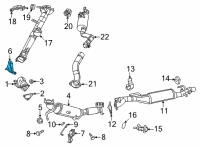 OEM Ram ISOLATOR-Exhaust Diagram - 68276126AB