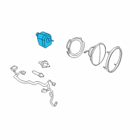 OEM 2011 Jeep Wrangler Motor-HEADLAMP LEVELING Diagram - 55397478AA