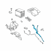 OEM 2008 Saturn Aura Negative Cable Diagram - 25809375