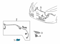 OEM Honda Civic *39680-TZA-J11ZZ Diagram - 39680-TZA-N01ZA