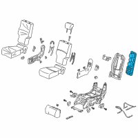 OEM 2022 Honda Odyssey Holder, Center Seat Cup (Wisteria Light Gray) Diagram - 81999-TK8-A21ZE