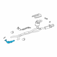 OEM 2013 Chevrolet Camaro Converter & Pipe Diagram - 20941739