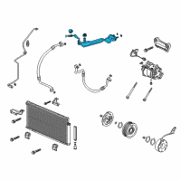 OEM Acura TSX Pipe Complete , Aircon Diagram - 80321-TL1-G11