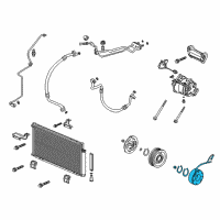 OEM 2014 Acura TSX Coil Set, Solenoid Diagram - 38924-RL5-A01