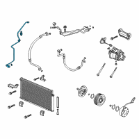 OEM Acura TSX Pipe, Receiver Diagram - 80341-TL1-G01