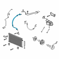 OEM Acura TSX Hose, Suction Diagram - 80311-TL2-A01