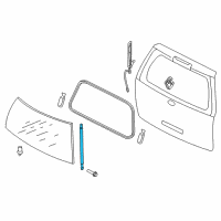 OEM 2013 Lincoln Navigator Window Lift Cylinder Diagram - 7L1Z-7842104-A