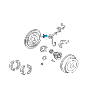 OEM 2010 Toyota Sienna Wheel Cylinder Diagram - 47550-08030