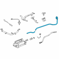 OEM 2013 Honda CR-V Tube Assy., Drain Diagram - 17744-T0A-A02