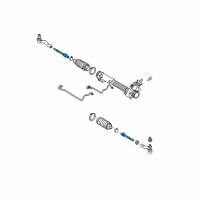 OEM 2003 Ford Crown Victoria Inner Tie Rod Diagram - 8W7Z-3280-A