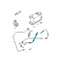 OEM BMW Z8 Pressure Hose Assy Inlet Diagram - 11-42-7-832-824