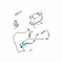 OEM BMW Z8 Pressure Hose Assy Inlet Diagram - 11-42-7-832-823