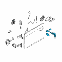 OEM 2009 BMW M6 Set Uniform Locking System With Cas Control Unit (Code) Diagram - 51-21-0-035-997