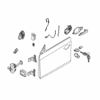 OEM 2009 BMW 650i Left Operating Rod Diagram - 51-21-7-008-883