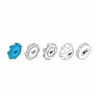 OEM 2009 Ford F-150 Wheel Cap Diagram - 9L3Z-1130-C