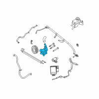 OEM 2008 Mercury Sable Power Steering Pump Diagram - 8G1Z-3A674-ARM