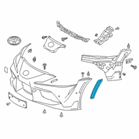 OEM Toyota GR Supra Reflector Diagram - 81720-WAA01