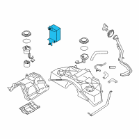 OEM 2012 Infiniti M56 MODULATOR Fuel Pump Control Diagram - 17001-1MC0A