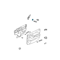 OEM Chevrolet Mirror Switch Diagram - 15261342