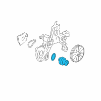 OEM 2006 Buick Lucerne Water Pump Diagram - 12583033