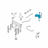 OEM 2003 BMW M3 Coolant Expansion Tank Diagram - 17-11-2-283-344