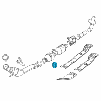 OEM Ram 3500 INSULATOR-Exhaust Support Diagram - 52014091AE