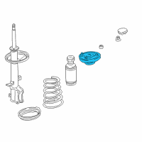 OEM 2000 Toyota Corolla Support Diagram - 48071-02040