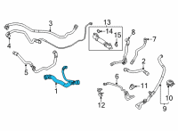 OEM 2021 BMW X6 HOSE RADIATOR-WATER PUMP Diagram - 17-12-9-894-783