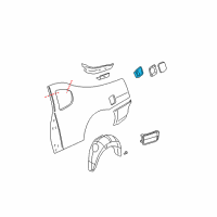 OEM 2004 Chevrolet Monte Carlo Housing Asm-Fuel Tank Filler Pipe Diagram - 15866198