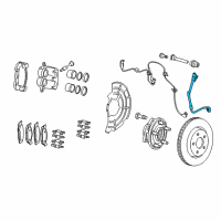 OEM 2014 Jeep Grand Cherokee Hose-Brake Diagram - 68368360AA