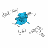 OEM 2000 Toyota 4Runner Air Cleaner Assembly Diagram - 17700-0C020